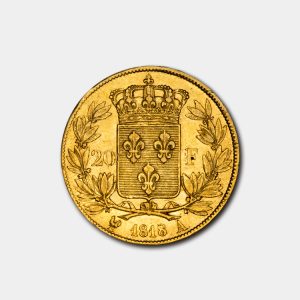 Moneda 20 francos Luis XVIII
