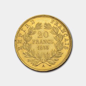 Moneda 20 Francos Napoleón III